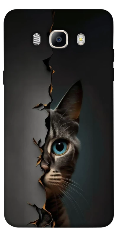 Чохол на Samsung J510F Galaxy J5 (2016) Кіт-підглядач v2 фото 1 з 1