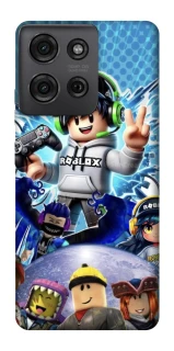 Чехол на Motorola Moto G75 Roblox collage ver.3 фото 1 из 1