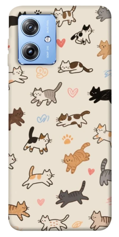 Чохол на Motorola Moto G84 Cat style ver.2 фото 1 з 1