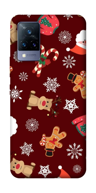 Чехол на Vivo V21 Новогодний v6 фото 1 из 1