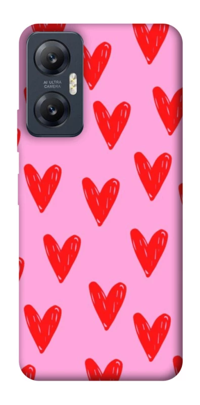 Чохол на Infinix Hot 20 5G Red hearts 2 фото 1 Чохол на Infinix Hot 20 5G Red hearts 2 фото 1 з 1