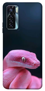 Чехол на TECNO Camon 17 Pro Розовая Змея фото 1 из 1