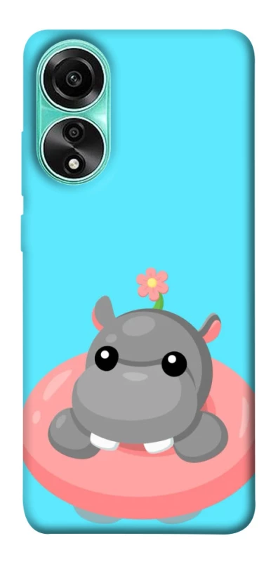 Чохол на Oppo A78 4G Adopt Me Hippo Floatie фото 1 з 1