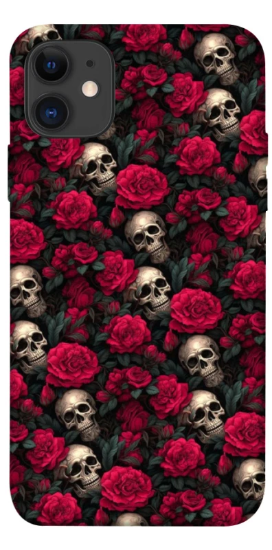 Чохол на Apple iPhone 11 (6.1") Черепа та рози фото 1 з 1
