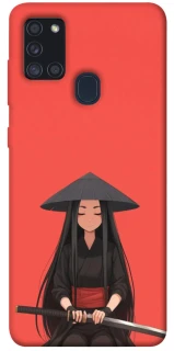 Чохол на Samsung Galaxy A21s Red samurai фото 1 з 1