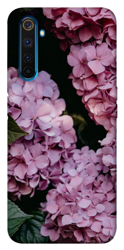 Чохол на Realme 6 Pro Рожеві гартензії фото 1 з 1