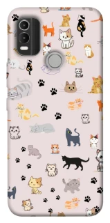 Чохол на Nokia C21 Plus Cat style ver.1 фото 1 з 1