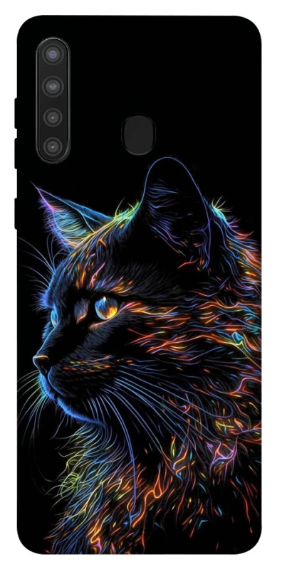 Чохол на Samsung Galaxy A21 Чорний кіт фото 1 з 1