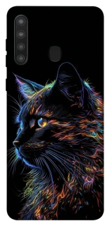 Чохол на Samsung Galaxy A21 Чорний кіт фото 1 з 1