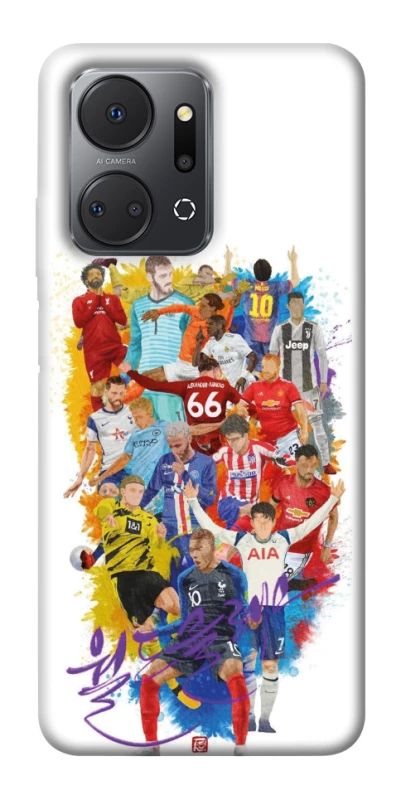 Чохол на Huawei Honor X7a Football Abstract v2 фото 1 з 1