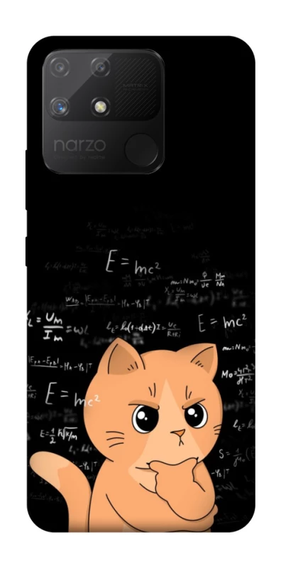 Чехол на Realme Narzo 50A Smart cat фото 1 Чехол на Realme Narzo 50A Smart cat фото 1 из 1