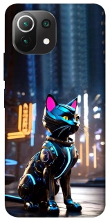 Чехол на Xiaomi Mi 11 Lite Cyber cat фото 1 из 1