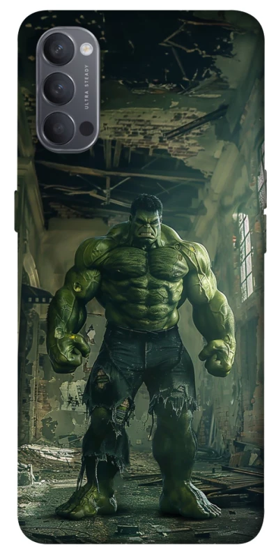 Чохол на Oppo Reno 4 Angry Hulk фото 1 з 1