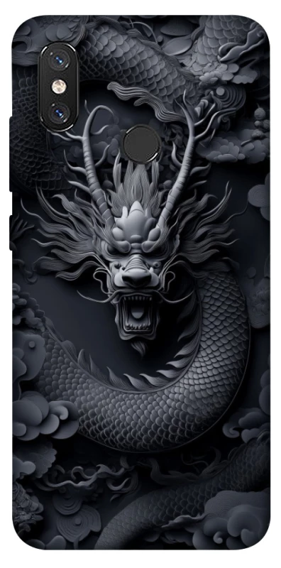 Чехол на Xiaomi Mi 8 black dragon фото 1 из 1