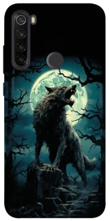 Чохол на Xiaomi Redmi Note 8T Вовк під місяцем фото 1 з 1