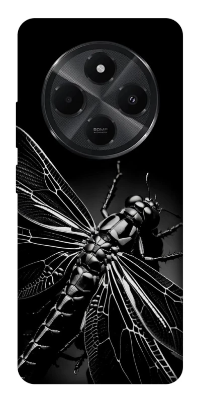 Чохол на Xiaomi Redmi A4 Black dragonfly фото 1 з 1