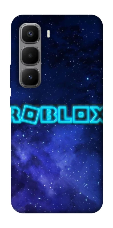 Чохол на Infinix Hot 60 Pro+ Roblox Space Logo Blue фото 1 з 1