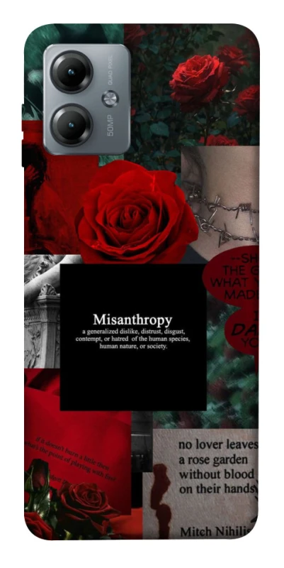 Чехол на Motorola Moto G14 Misanthropy фото 1 из 1