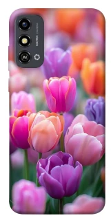 Чохол на ZTE Blade A53 Тюльпанове поле фото 1 з 1