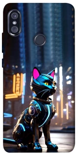 Чехол на Xiaomi Redmi Note 5 Pro / Note 5 (AI Dual Camera) Cyber cat фото 1 из 1
