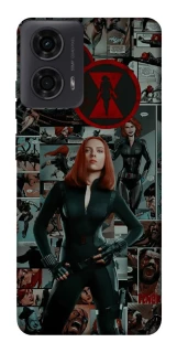 Чехол на Motorola Moto G24 Black Widow фото 1 из 1