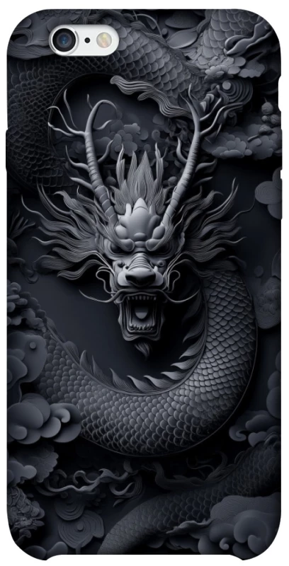Чехол на Apple iPhone 6/6s (4.7") black dragon фото 1 из 1
