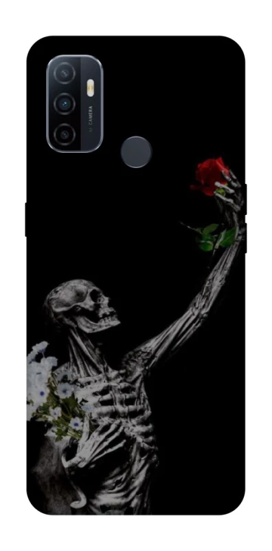 Чехол на Oppo A53 / A32 / A33 Skeleton vs Rose фото 1 из 1