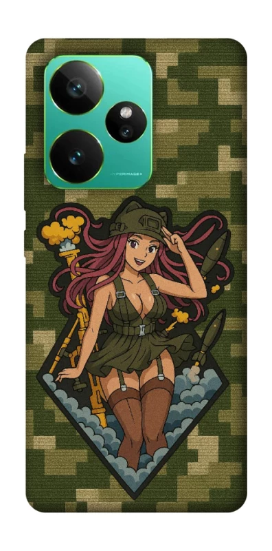 Чохол на Realme GT 7 Military Waifu фото 1 з 1