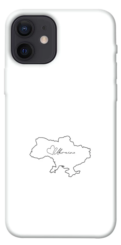 Чехол на Apple iPhone 12 (6.1") Ukraine map фото 1 из 1