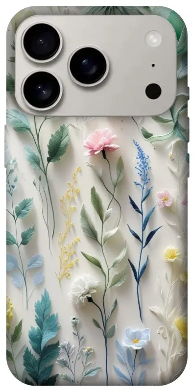 Чехол на Apple iPhone 18 Pro Floral design ver.3 фото 2 из 2