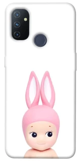 Чехол на OnePlus Nord N100 Minimal Bunny Peek фото 1 из 1