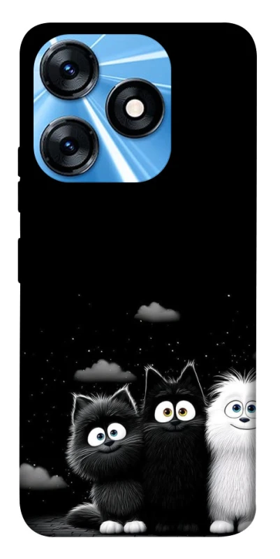 Чохол на TECNO Spark 10 Three Cats фото 1 з 1