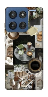 Чохол на Motorola Edge 60 Stylus Coffee collage ver.4 фото 1 з 1