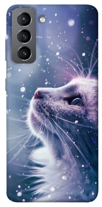 Чехол на Samsung Galaxy S21 FE Snow cat фото 1 из 1