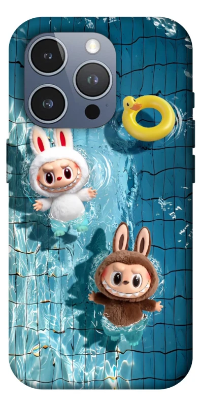 Чохол на Apple iPhone 16 Pro Max Labubu in the pool фото 1 з 1