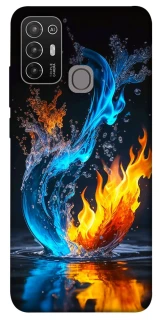 Чехол на ZTE Blade A52 Water And Fire фото 1 из 1