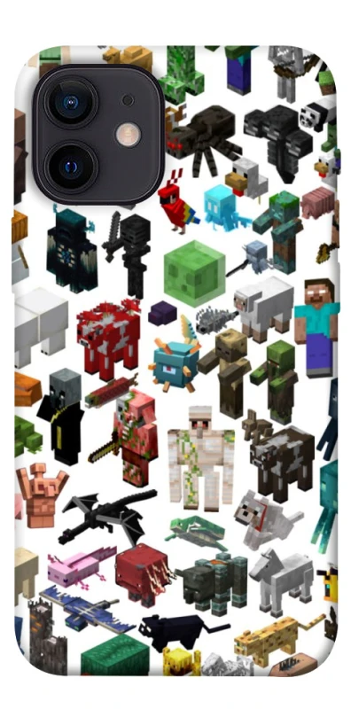 Чохол на Apple iPhone 12 mini (5.4") Minecraft v4 фото 1 з 1