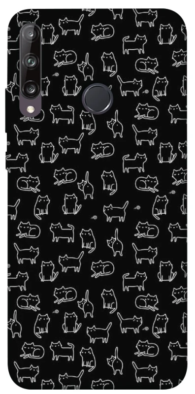 Чохол на Huawei P40 Lite E Black Cats фото 1 з 1