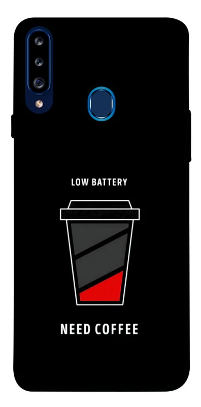 Чехол на Samsung Galaxy A20s Low battery фото 1 из 1