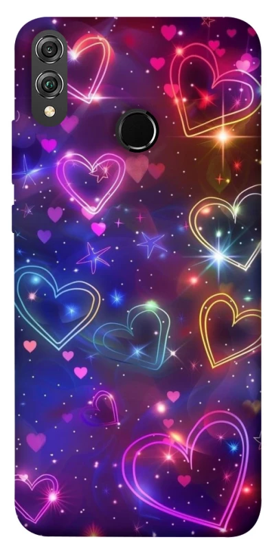 Чехол на Huawei Honor 8X Drawn hearts фото 1 из 1