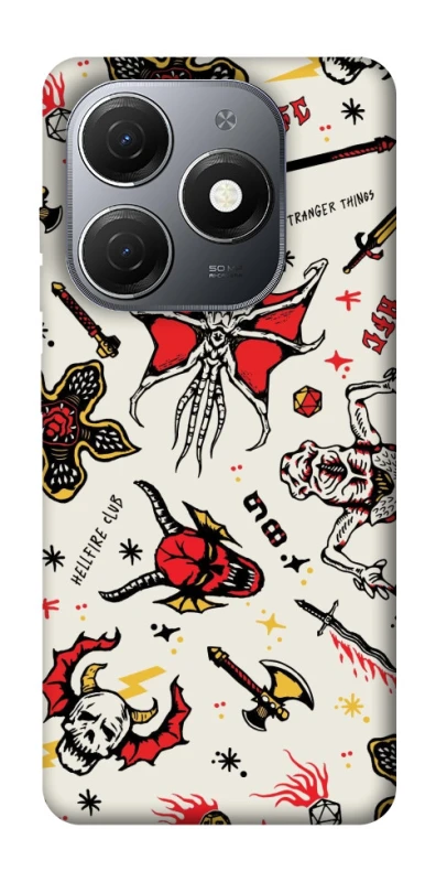 Чохол на TECNO Spark 20 Stranger Things ver.2 фото 1 з 1