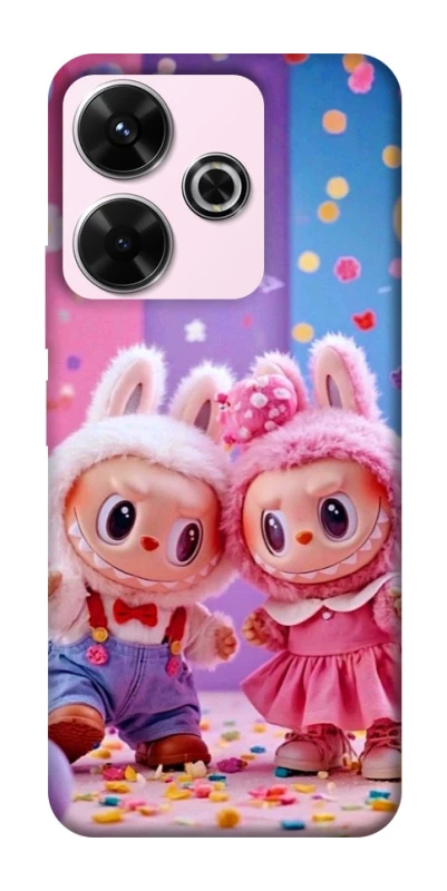 Чохол на Xiaomi Redmi 13 4G Labubu twins ver.3 фото 1 з 1