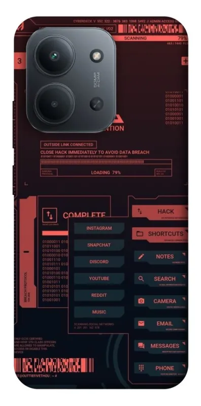 Чехол на Xiaomi Redmi 15C (Global) Attention фото 1 из 1