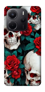 Чехол на Xiaomi Redmi Note 14 5G skull and rose фото 1 из 1