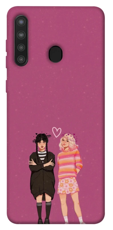 Чохол на Samsung Galaxy A21 Raven & Rainbow Wednesday фото 1 з 1