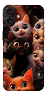Чохол на Apple iPhone 16 Plus happy cats фото 1 з 1
