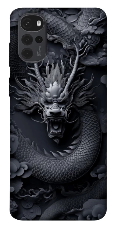 Чохол на Motorola Moto G22 black dragon фото 1 з 1