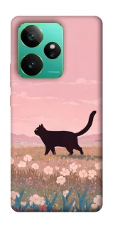 Чохол на Realme GT 7 cat on a field фото 1 з 1