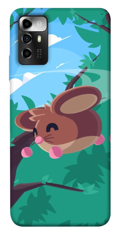 Чехол на ZTE Blade A72 Adopt Me Forest Mouse Jump фото 1 из 1