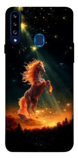 Чохол на Samsung Galaxy A20s Red Fire Horse ver.2 фото 1 з 1
